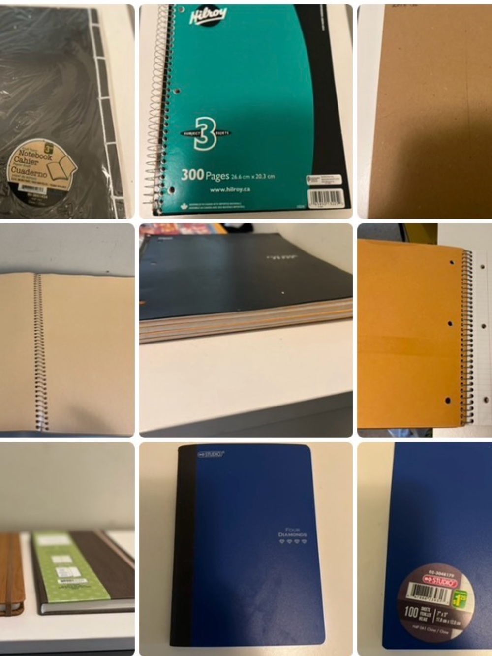 Teal Spiral Notebook - 300 Pages
